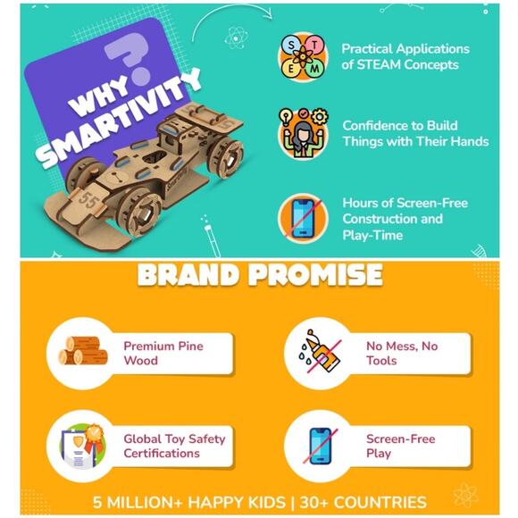 NEW Smartivity Kaleidoscope Toy Kit DIY Fun Educational Learning STEM Science 6+ - Picture 7 of 12